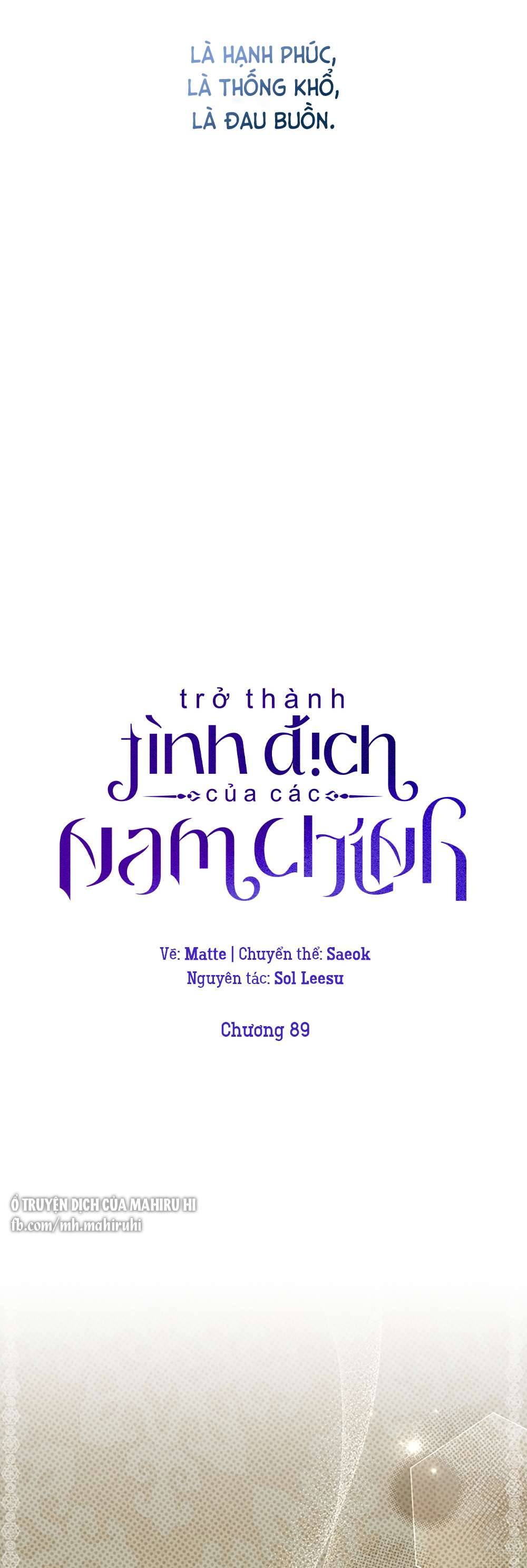 Trở Thành Tình Địch Của Các Nam Chính Chapter 89 - Next Chapter 90