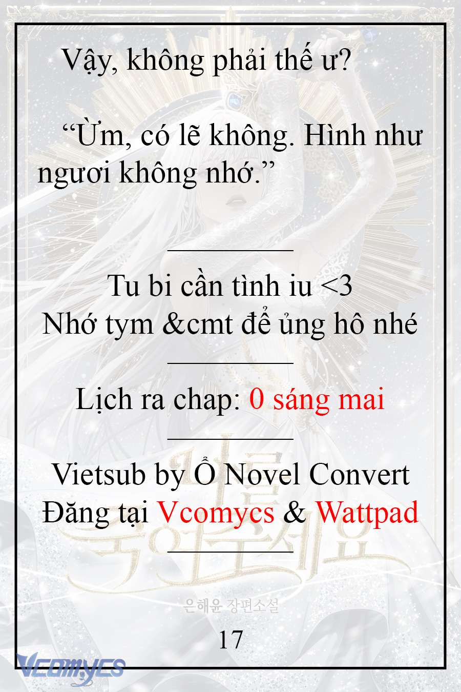 [Novel] Xin Hãy Giết Tôi Chap 2 - Next Chap 3