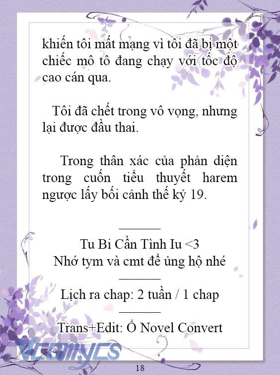[Novel] Làm Ác Nữ Bộ Không Tốt Sao? Chap 1 - Trang 2
