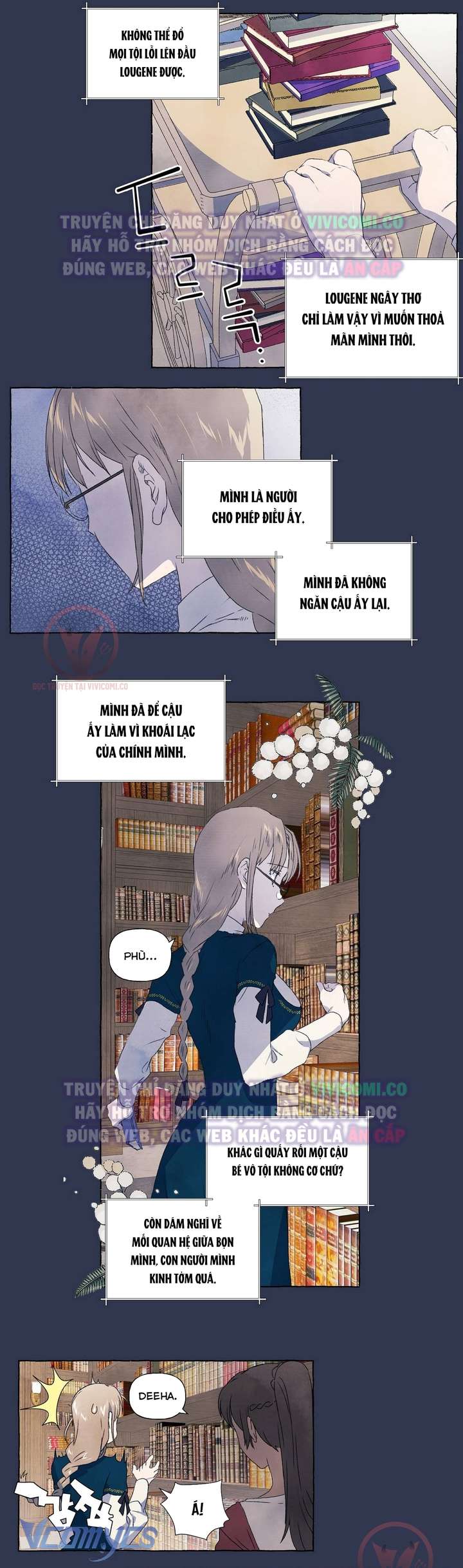 [18+] Chàng Sói Ngốc Và Nàng Thủ Thư Chapter 13 - Trang 3