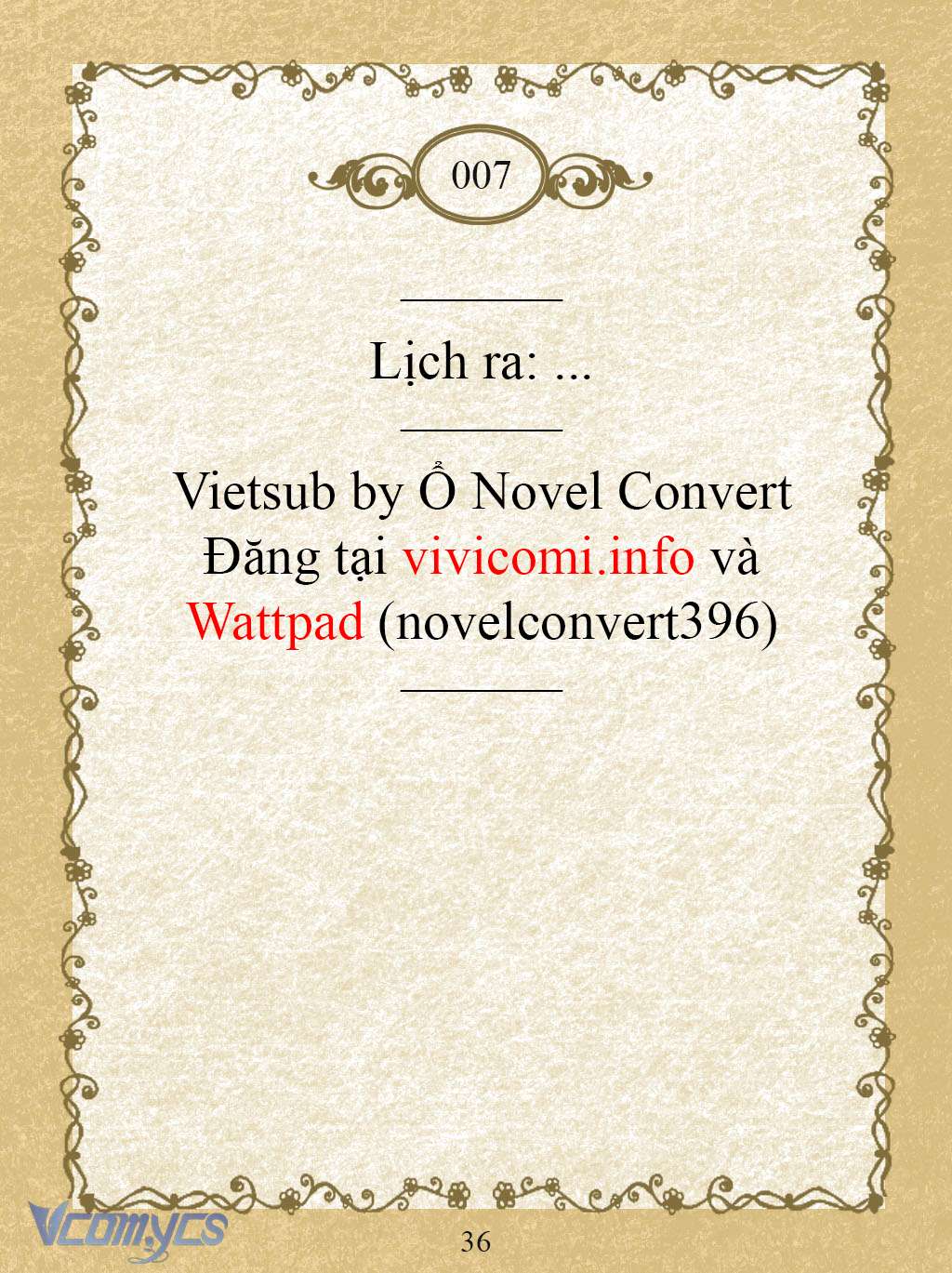 [Novel] Kẻ Phản Diện Được Định Phải Chết Chap 7 - Next Chap 8