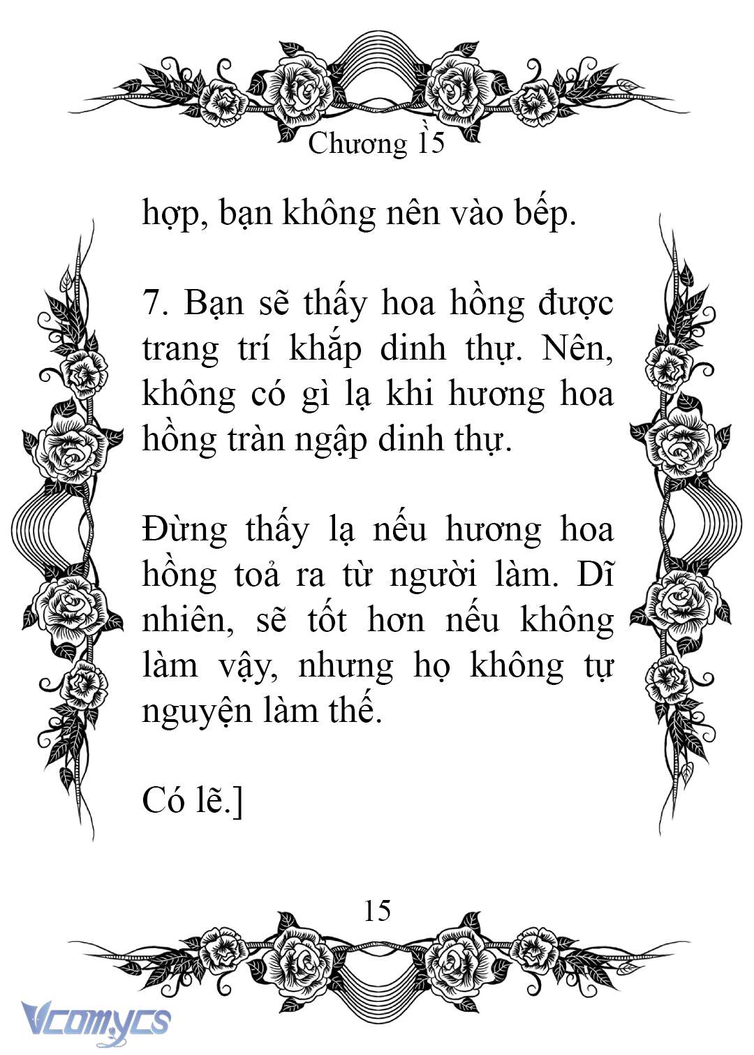 [Novel] Chào Mừng Đến Với Dinh Thự Hoa Hồng Chap 15 - Trang 2