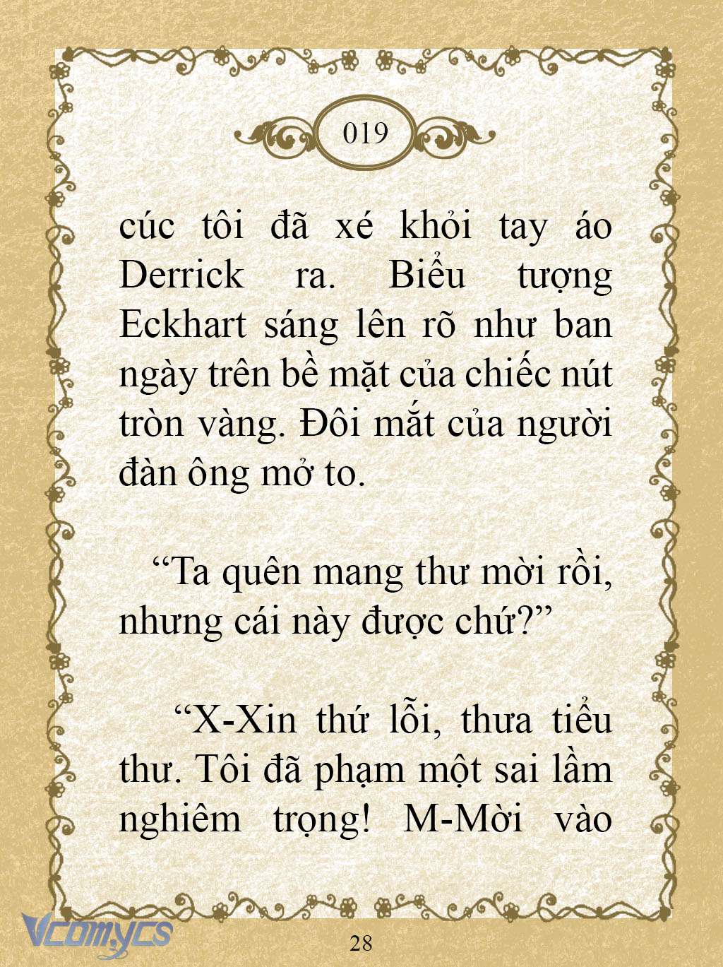 [Novel] Kẻ Phản Diện Được Định Phải Chết Chap 19 - Next Chap 20