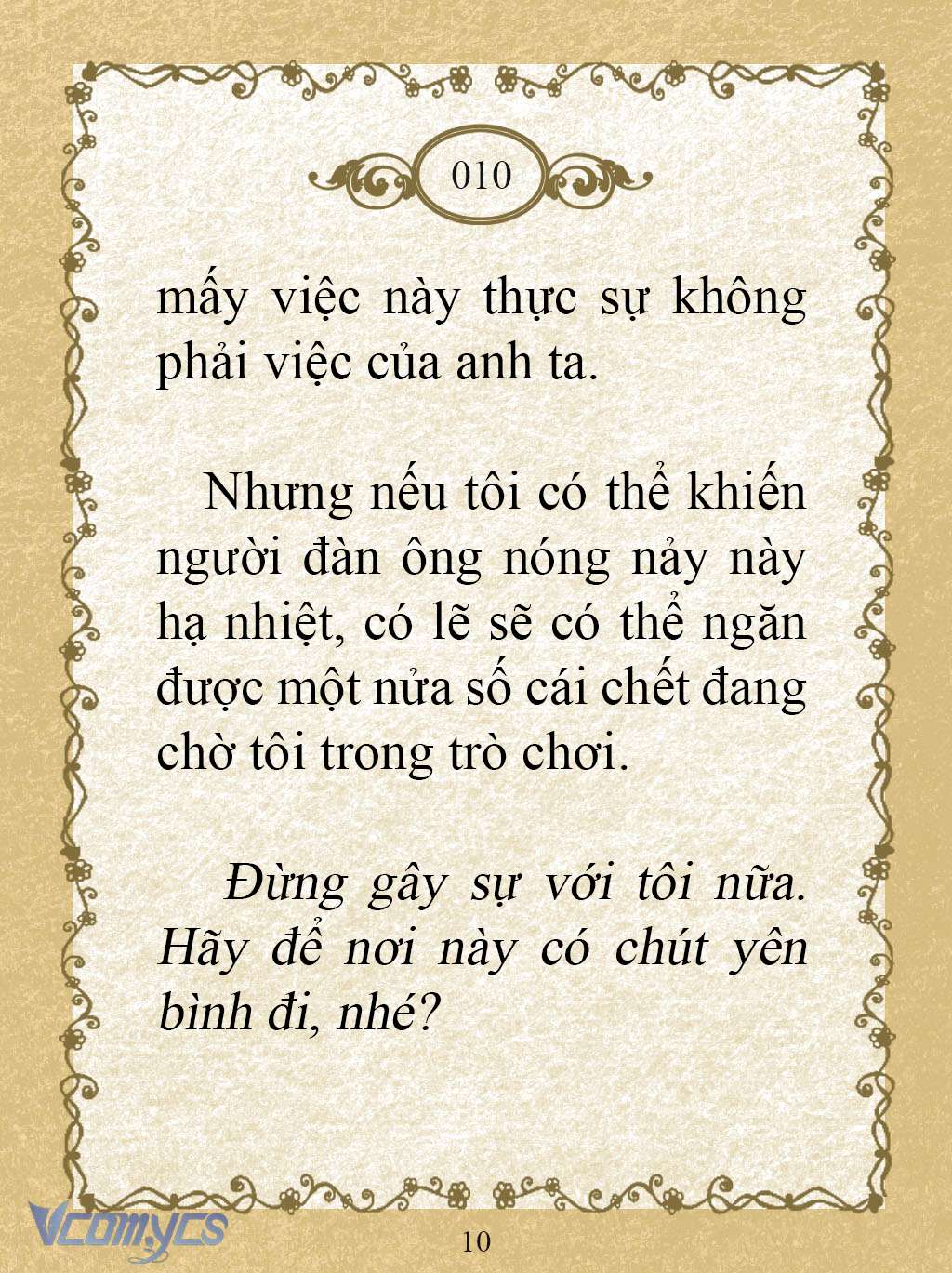 [Novel] Kẻ Phản Diện Được Định Phải Chết Chap 10 - Trang 2