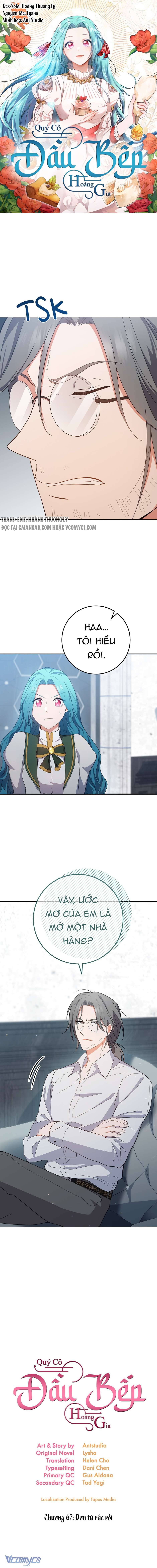 Quý Cô Đầu Bếp Hoàng Gia Chap 67 - Next Chap 68