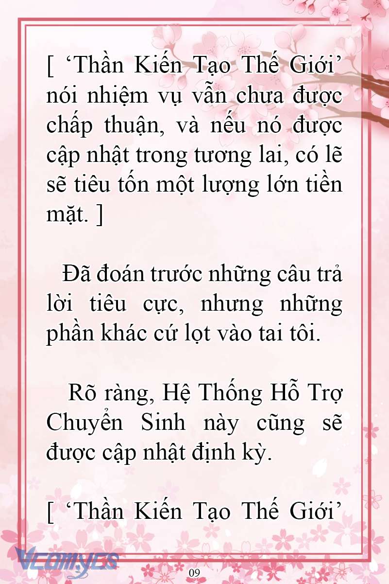 [Novel] Đặc Quyền Của Người Chuyển Sinh Chap 7 - Trang 2