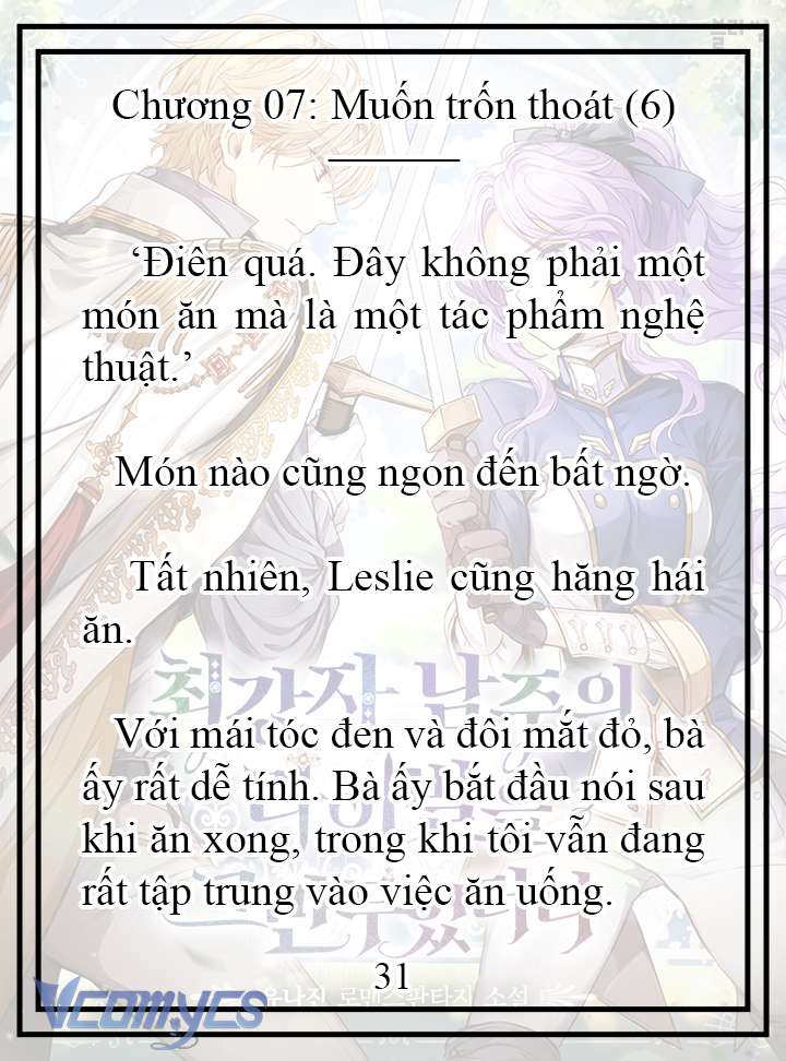 [Novel] Tôi Không Còn Là Đối Thủ Của Nam Chính Chap 7 - Trang 2