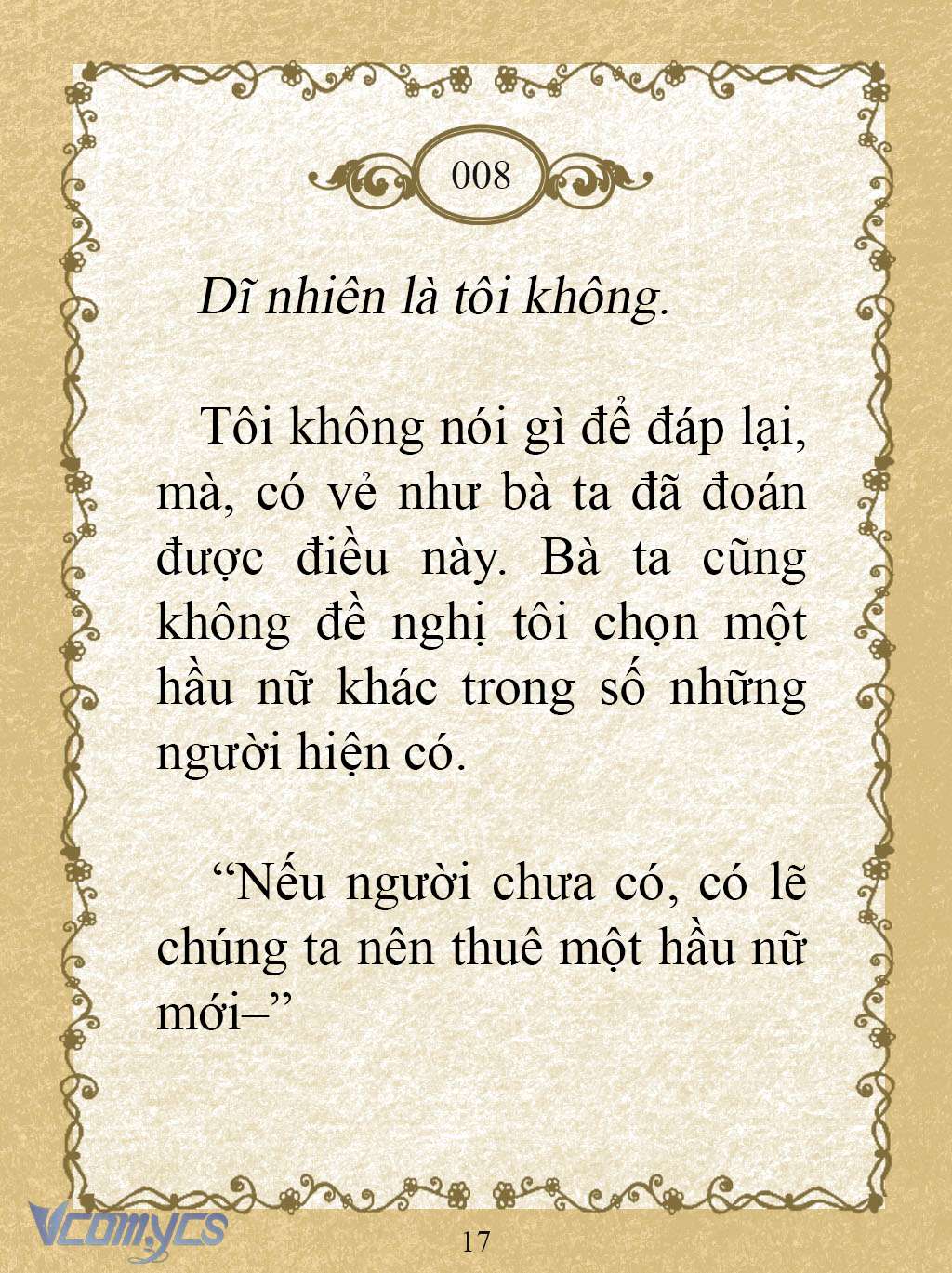 [Novel] Kẻ Phản Diện Được Định Phải Chết Chap 8 - Trang 2