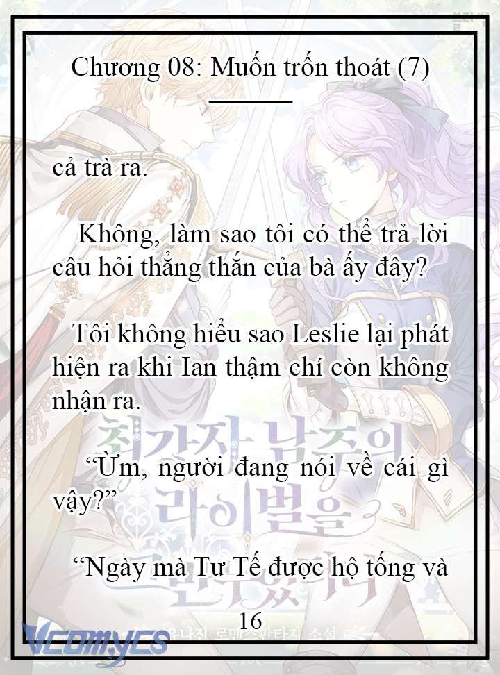 [Novel] Tôi Không Còn Là Đối Thủ Của Nam Chính Chap 8 - Trang 2
