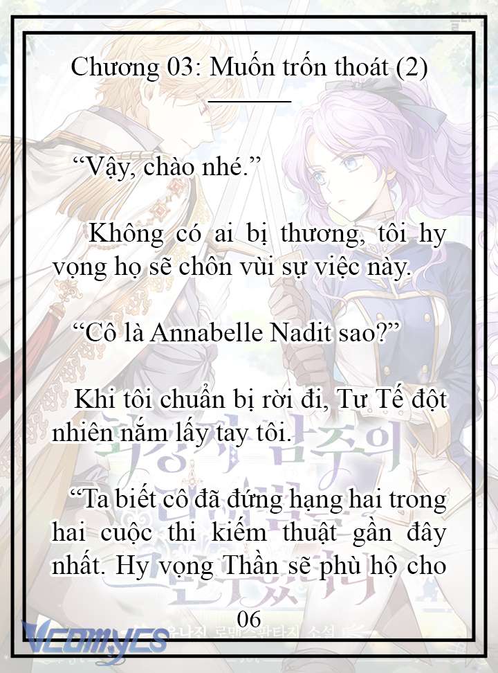 [Novel] Tôi Không Còn Là Đối Thủ Của Nam Chính Chap 3 - Trang 2