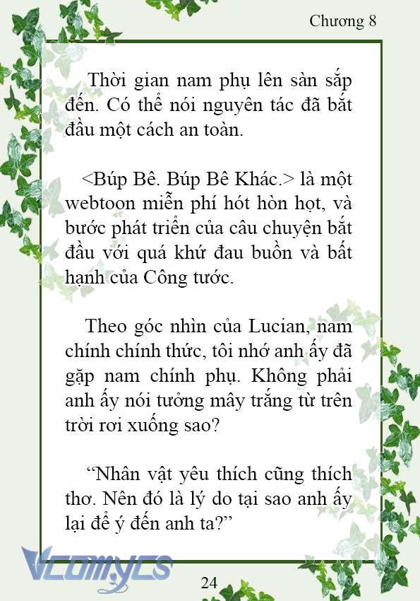 [Novel] Trở Thành Em Gái Của Nam Chính Tiểu Thuyết Đam Mỹ Chap 8 - Trang 2