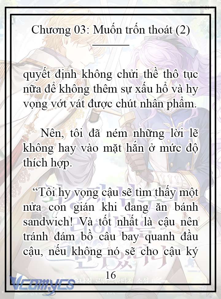 [Novel] Tôi Không Còn Là Đối Thủ Của Nam Chính Chap 3 - Trang 2