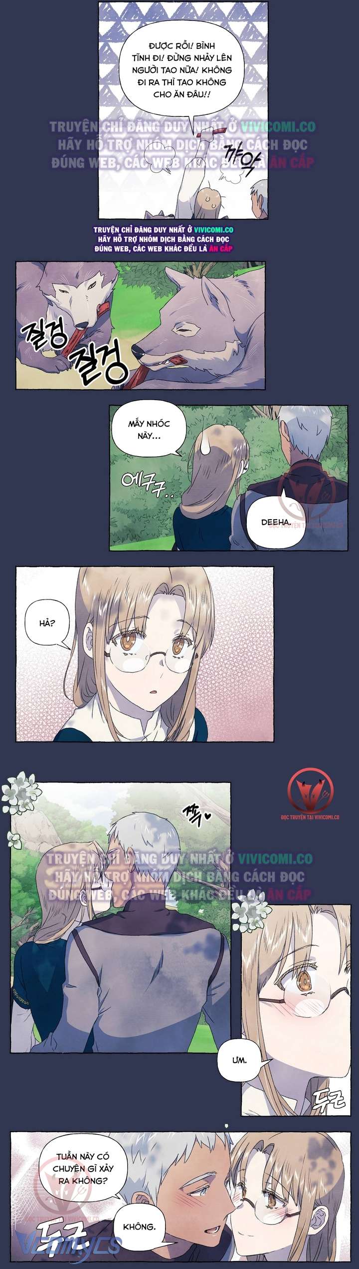 [18+] Chàng Sói Ngốc Và Nàng Thủ Thư Chapter 28 - Next Chapter 29