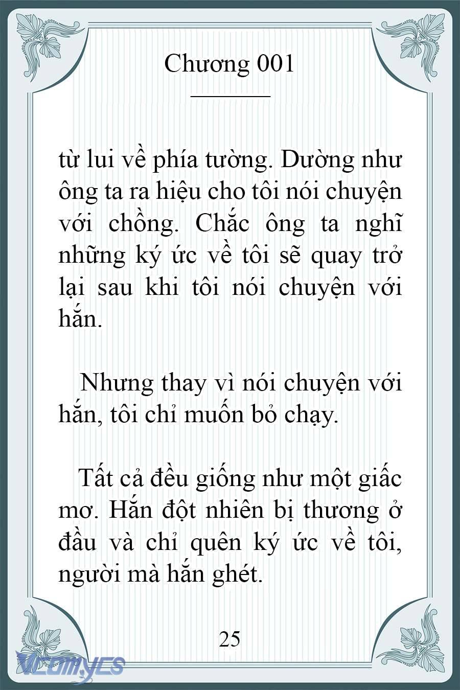 [Novel] Người Chồng Ghét Tôi Đã Mất Trí Nhớ Chap 1 - Trang 2