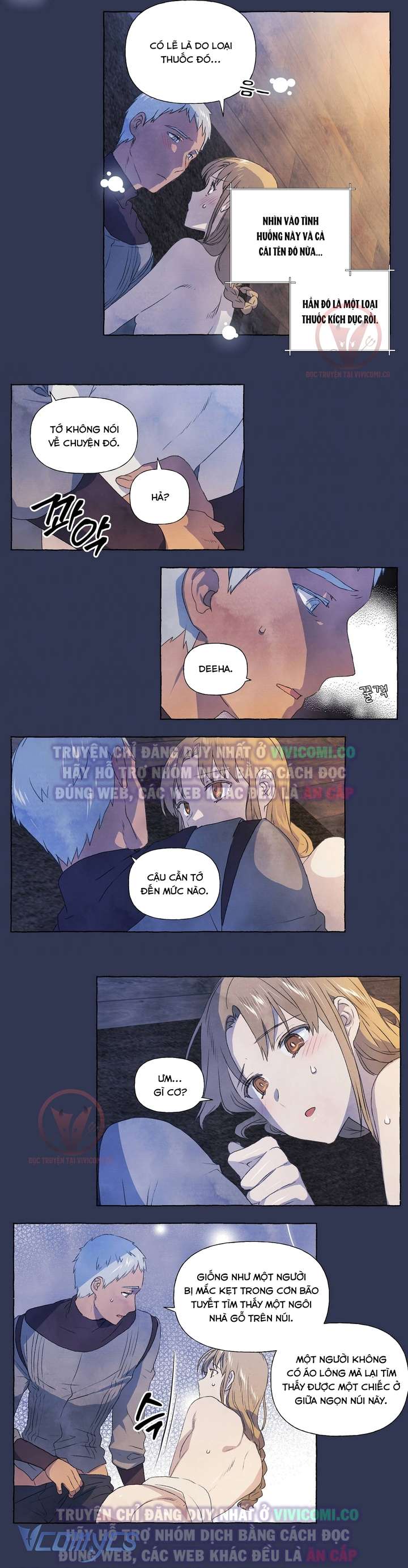 [18+] Chàng Sói Ngốc Và Nàng Thủ Thư Chapter 18 - Next Chapter 19