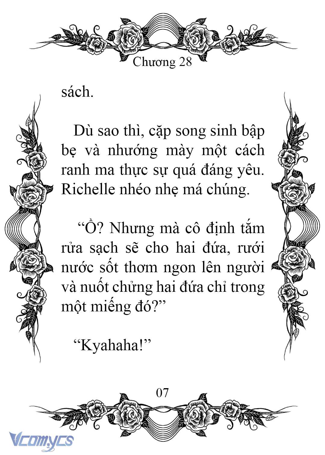 [Novel] Chào Mừng Đến Với Dinh Thự Hoa Hồng Chap 28 - Trang 2