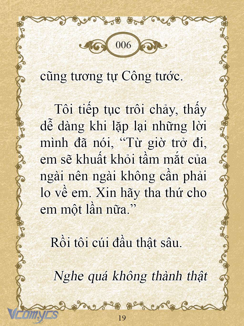 [Novel] Kẻ Phản Diện Được Định Phải Chết Chap 6 - Next Chap 7