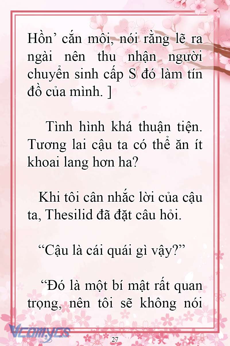 [Novel] Đặc Quyền Của Người Chuyển Sinh Chap 25 - Trang 2