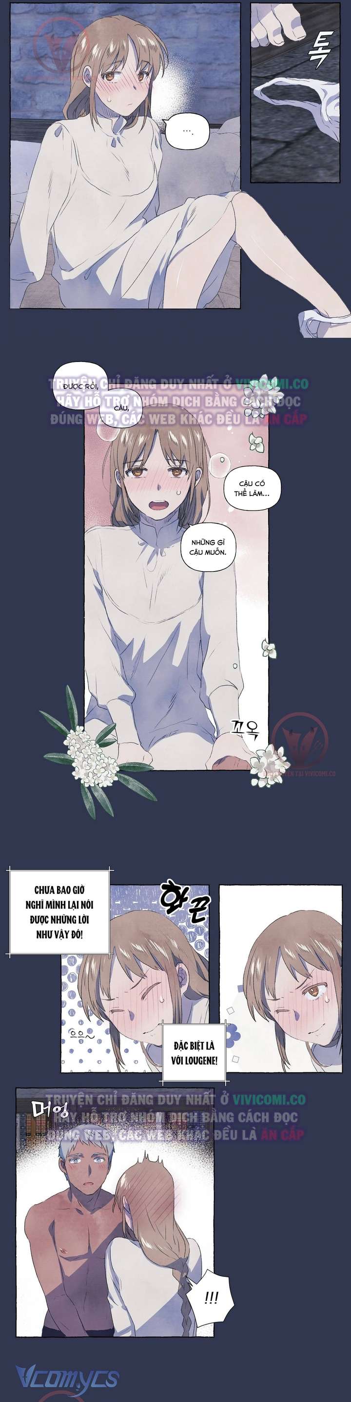 [18+] Chàng Sói Ngốc Và Nàng Thủ Thư Chapter 4 - Next Chapter 5