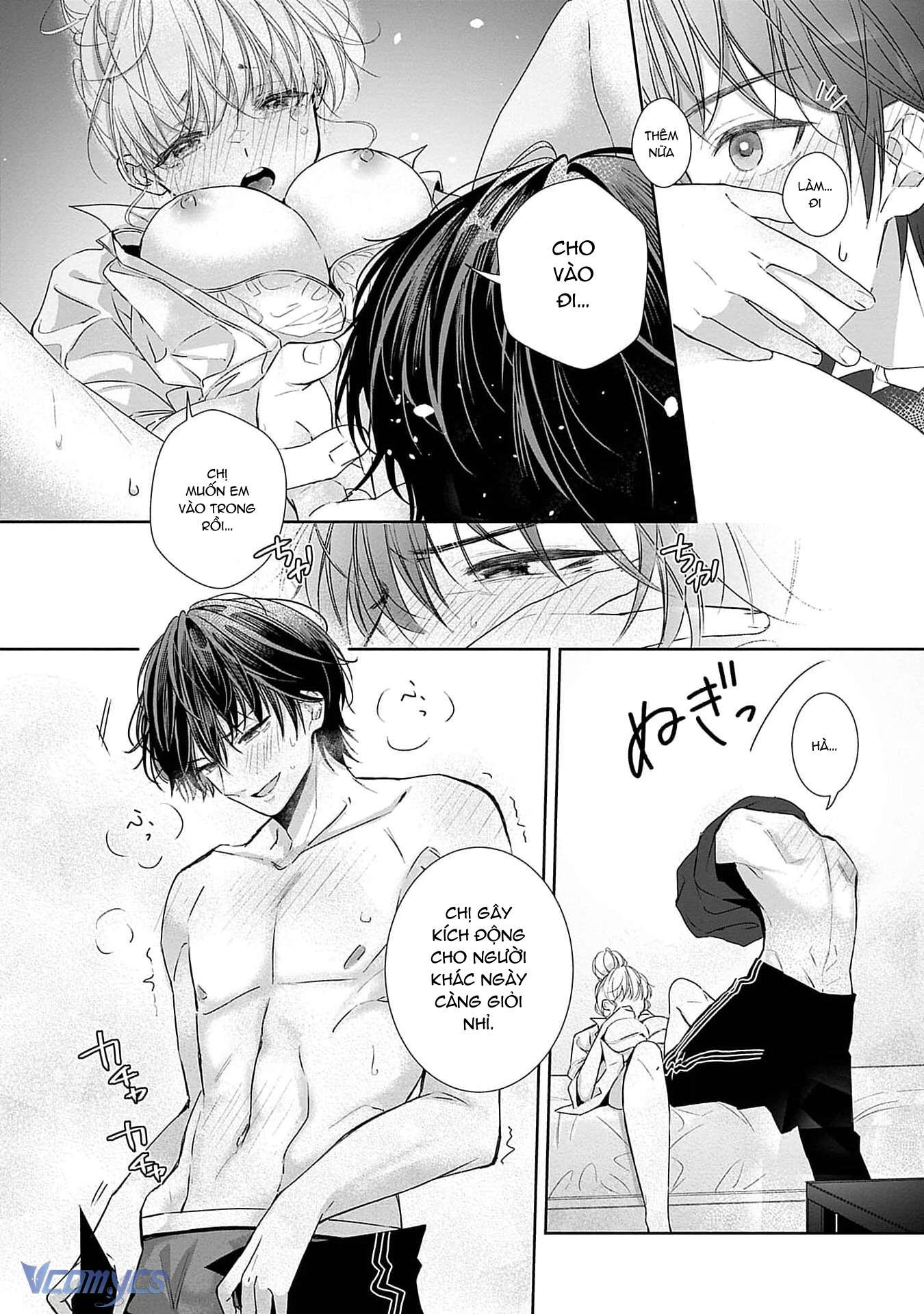 [18+]Bị Em Trai Nhà Bên Dụ Dỗ Rồi!!! Chap 10 - Trang 2