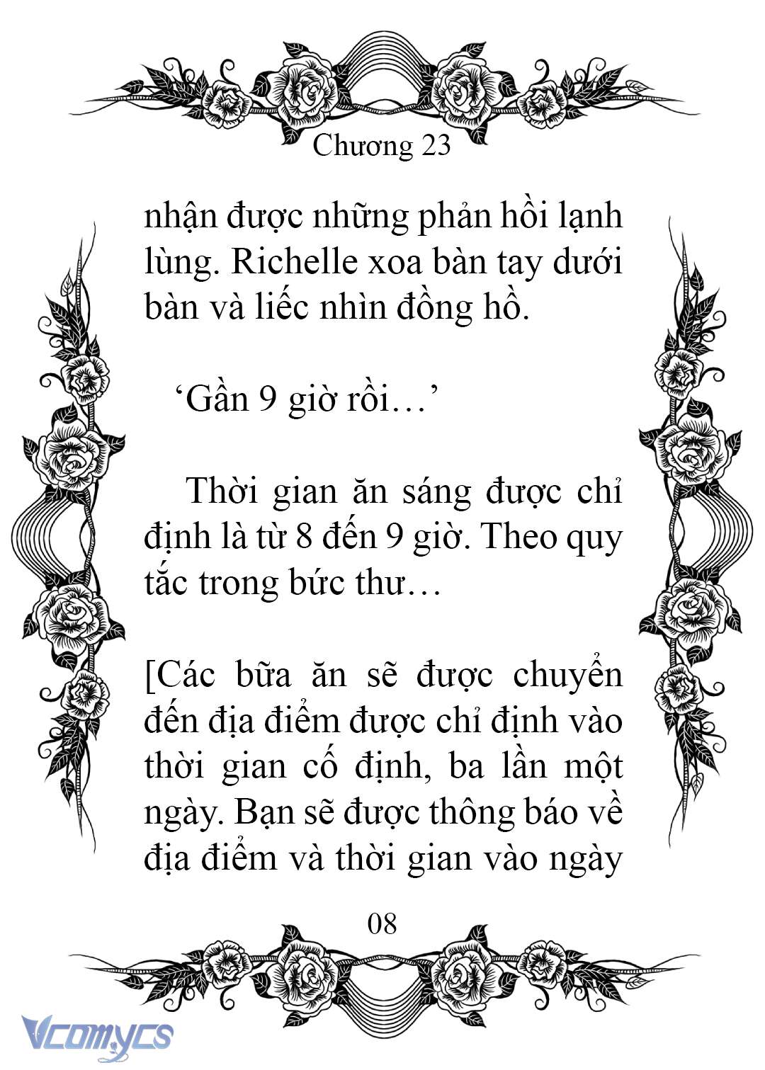 [Novel] Chào Mừng Đến Với Dinh Thự Hoa Hồng Chap 23 - Trang 2