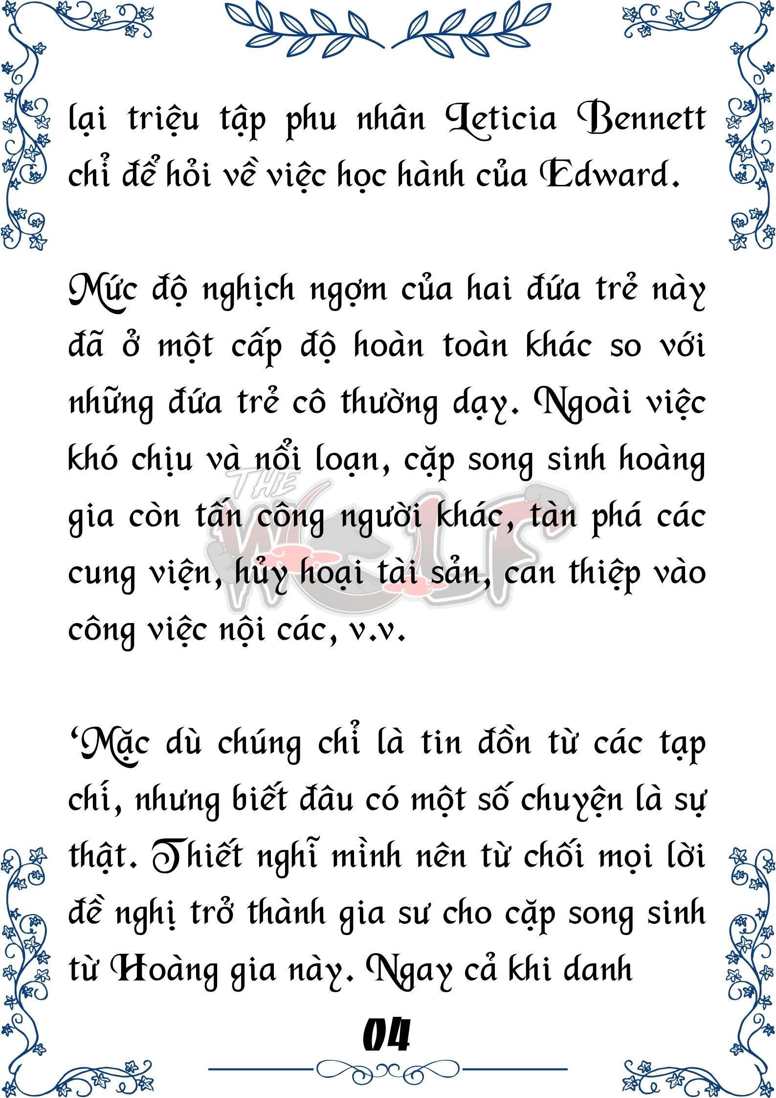 Tôi Trở Thành Gia Sư Của Cặp Song Sinh Hoàng Gia Chap 14 - Trang 2