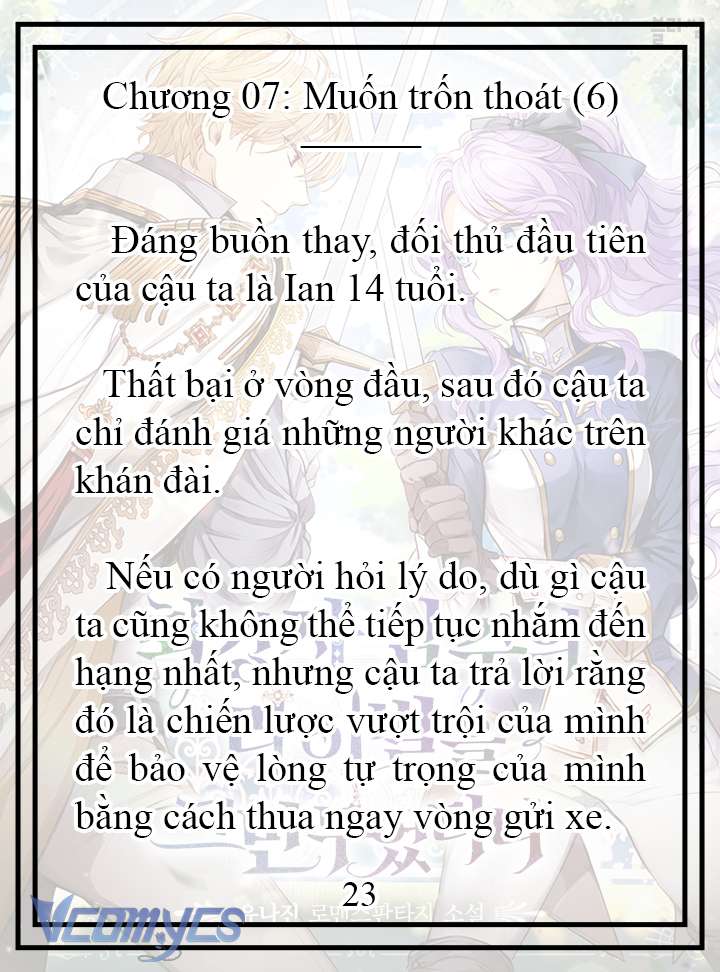 [Novel] Tôi Không Còn Là Đối Thủ Của Nam Chính Chap 7 - Trang 2