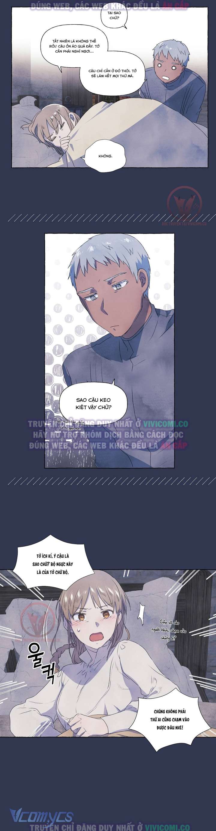 [18+] Chàng Sói Ngốc Và Nàng Thủ Thư Chapter 2 - Next Chapter 3