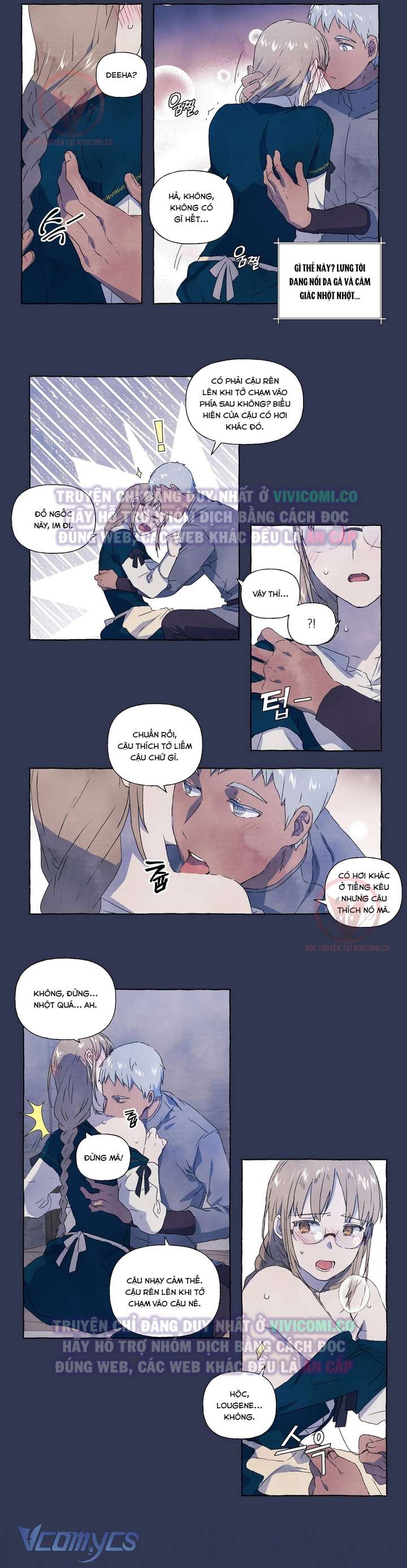 [18+] Chàng Sói Ngốc Và Nàng Thủ Thư Chapter 7 - Next Chapter 8