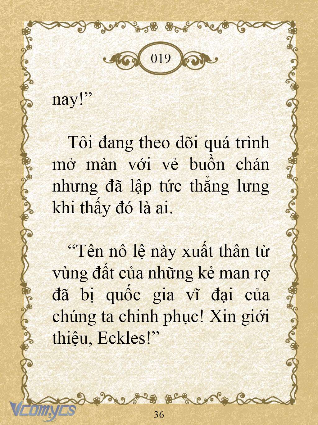 [Novel] Kẻ Phản Diện Được Định Phải Chết Chap 19 - Next Chap 20