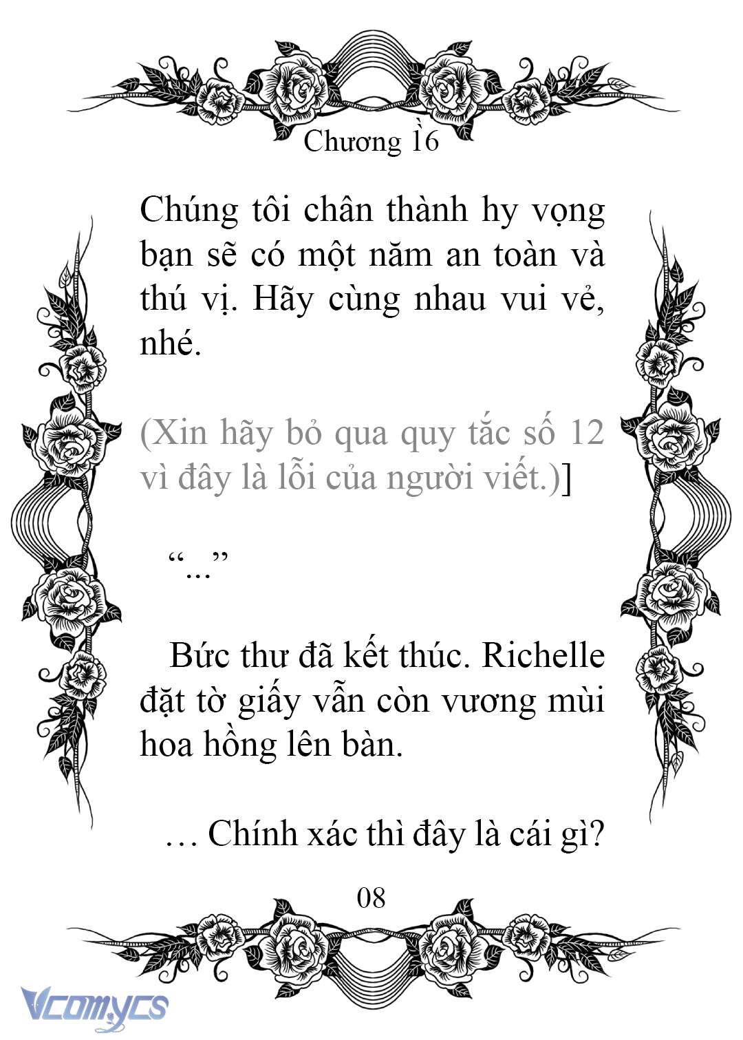 [Novel] Chào Mừng Đến Với Dinh Thự Hoa Hồng Chap 16 - Trang 2