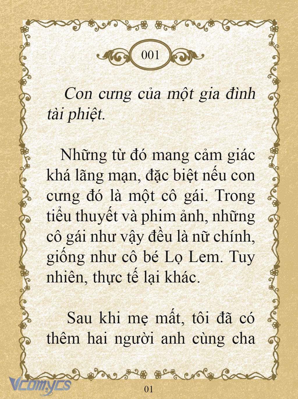 [Novel] Kẻ Phản Diện Được Định Phải Chết Chap 1 - Next Chap 2