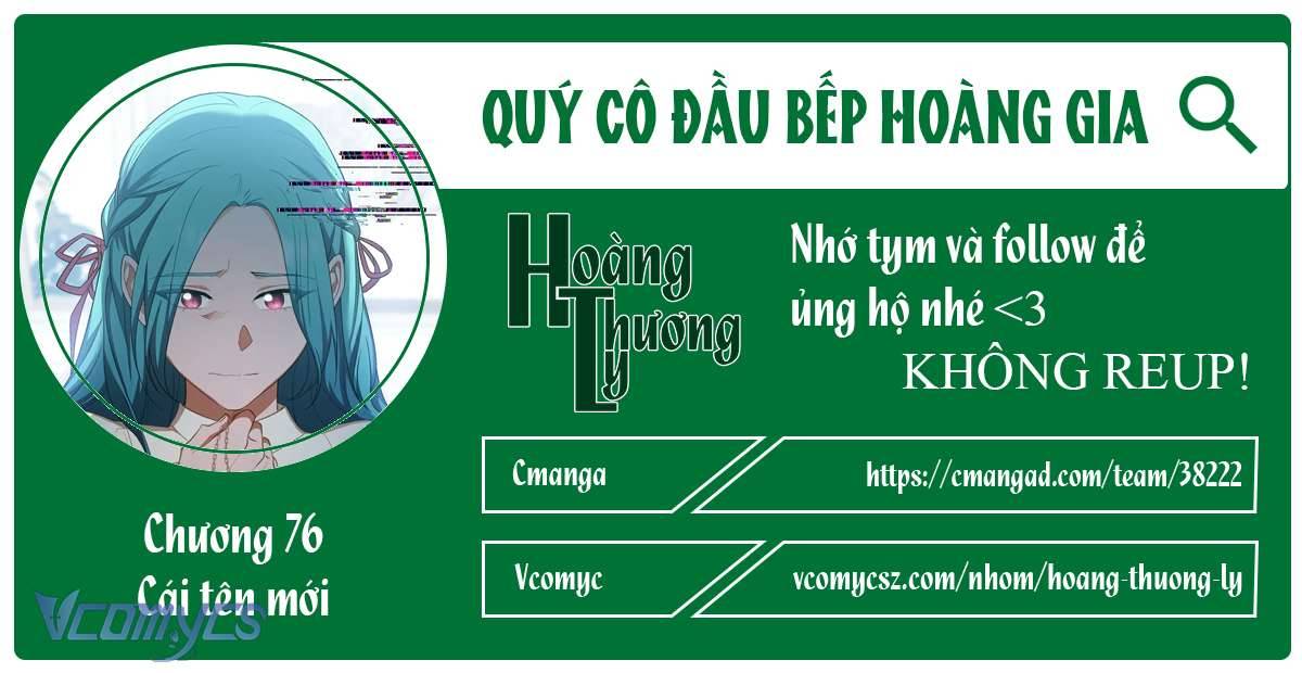 Quý Cô Đầu Bếp Hoàng Gia Chap 76 - Next Chap 77