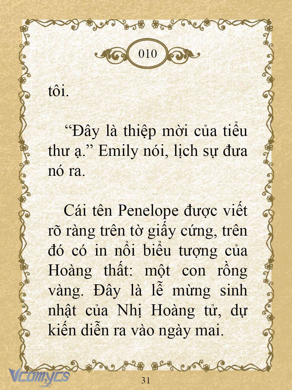 [Novel] Kẻ Phản Diện Được Định Phải Chết Chap 10 - Trang 2