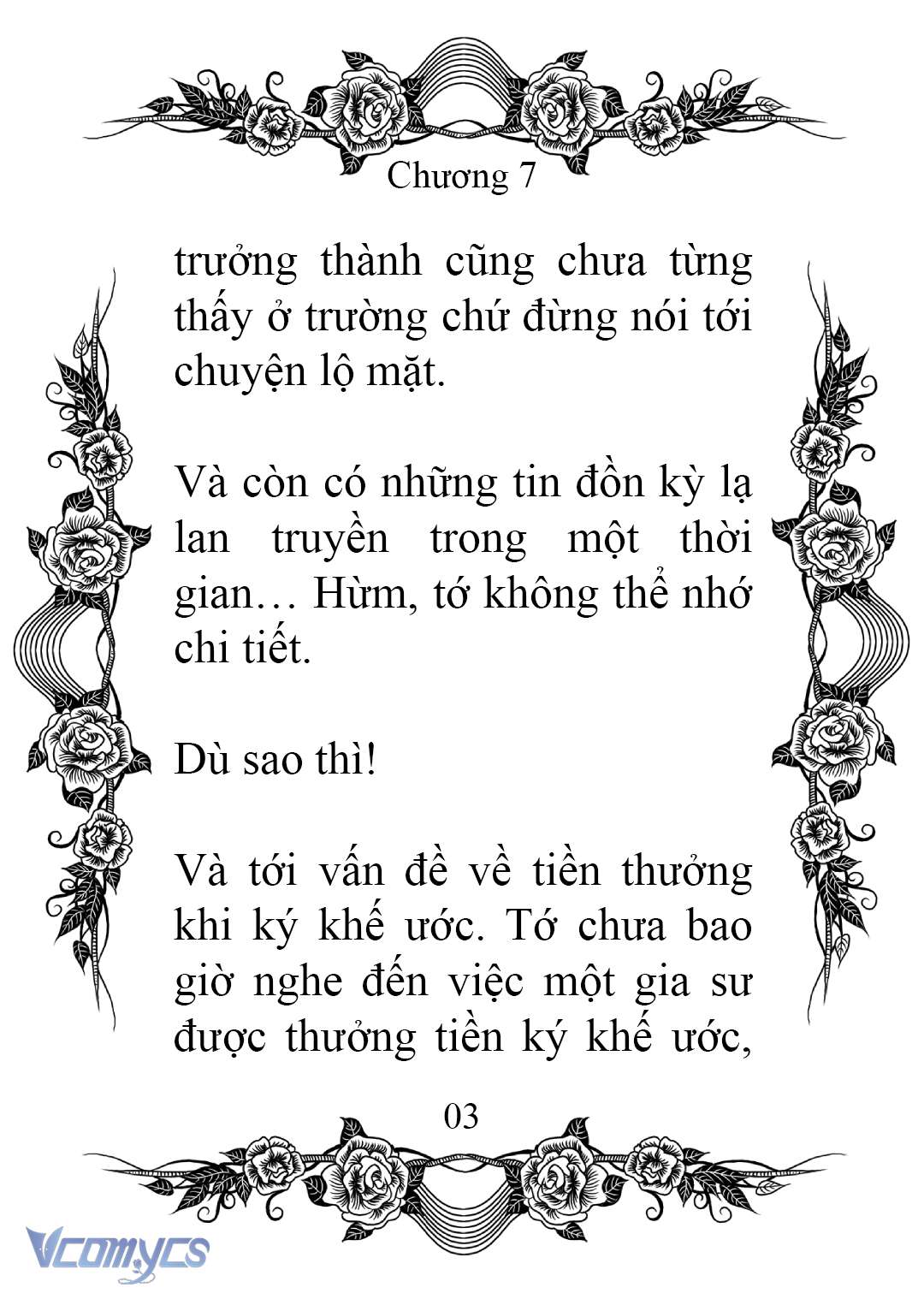 [Novel] Chào Mừng Đến Với Dinh Thự Hoa Hồng Chap 7 - Next Chap 8