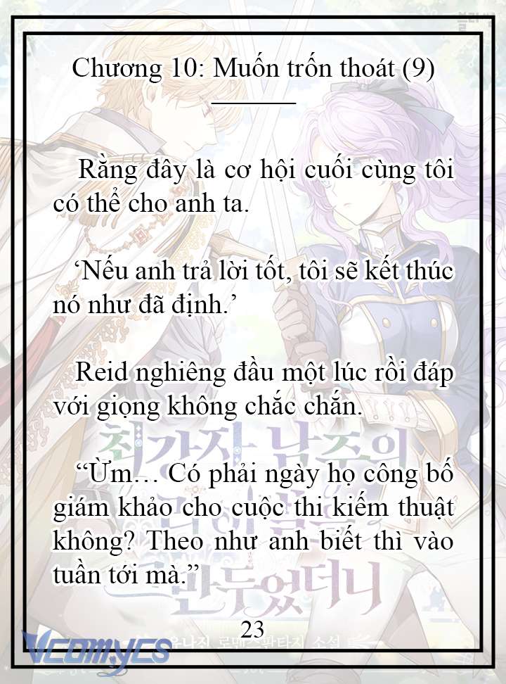 [Novel] Tôi Không Còn Là Đối Thủ Của Nam Chính Chap 10 - Trang 2