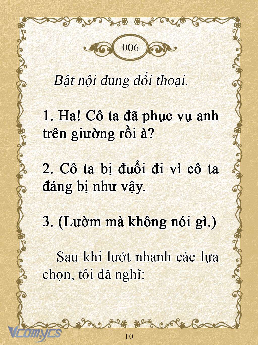 [Novel] Kẻ Phản Diện Được Định Phải Chết Chap 6 - Next Chap 7