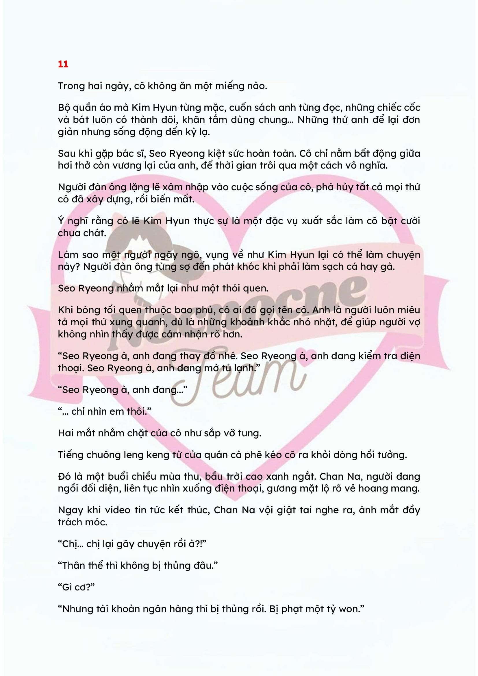 [NOVEL] KẾT HÔN VỚI KẺ TÂM THẦN Chap 11 - Next Chap 12