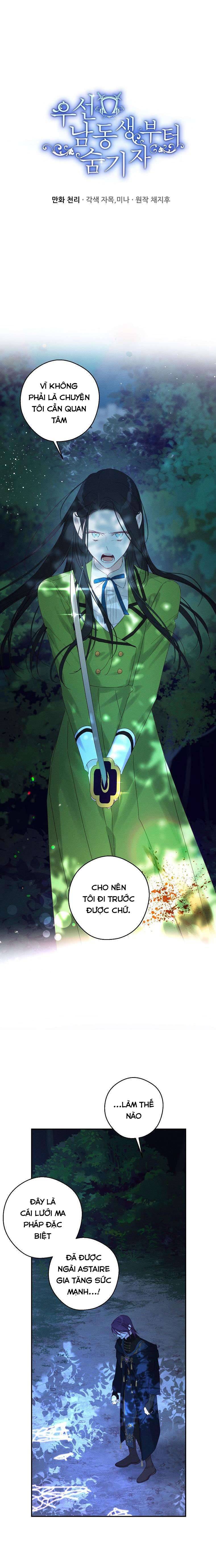 Trước Tiên Phải Giấu Em Trai Cái Đã! Chap 62 - Trang 2