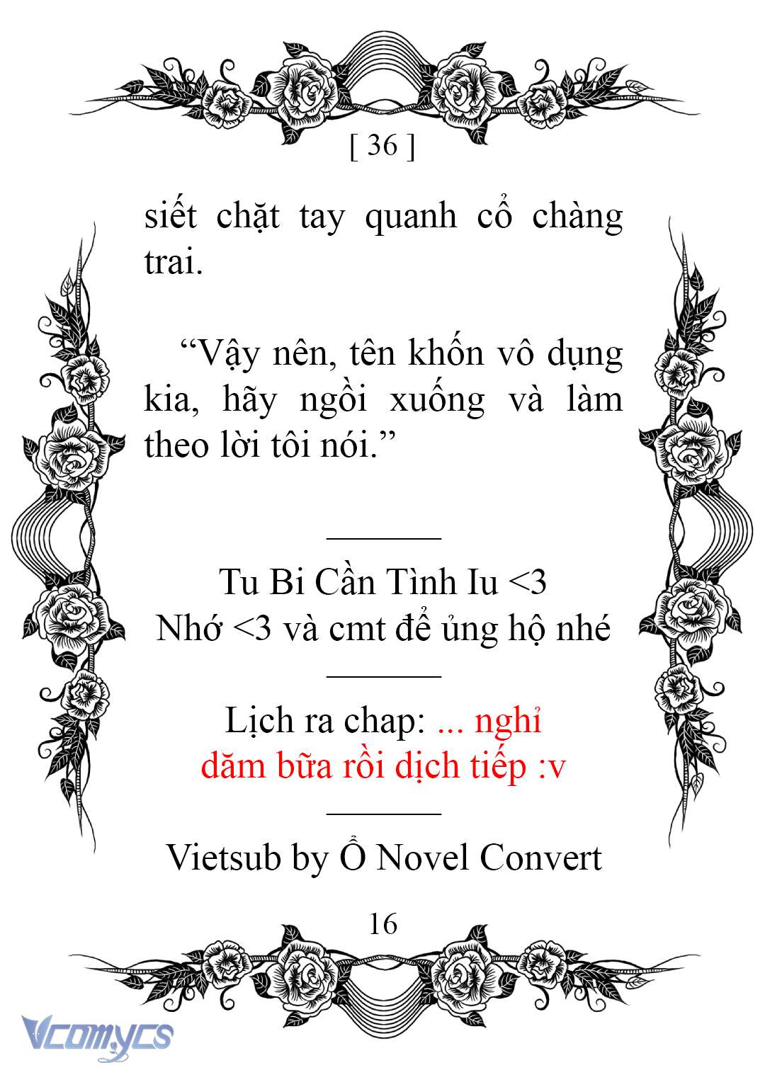 [Novel] Chào Mừng Đến Với Dinh Thự Hoa Hồng Chap 36 - Trang 2