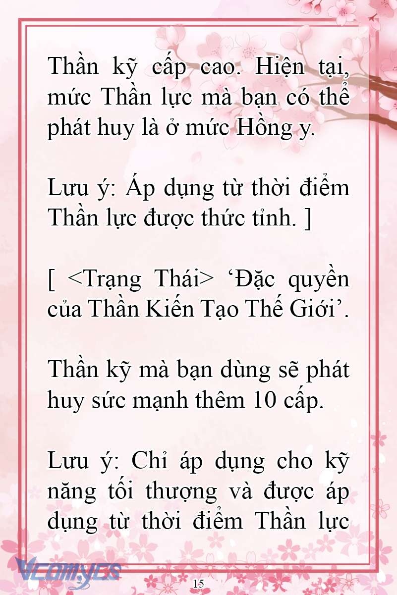 [Novel] Đặc Quyền Của Người Chuyển Sinh Chap 7 - Trang 2