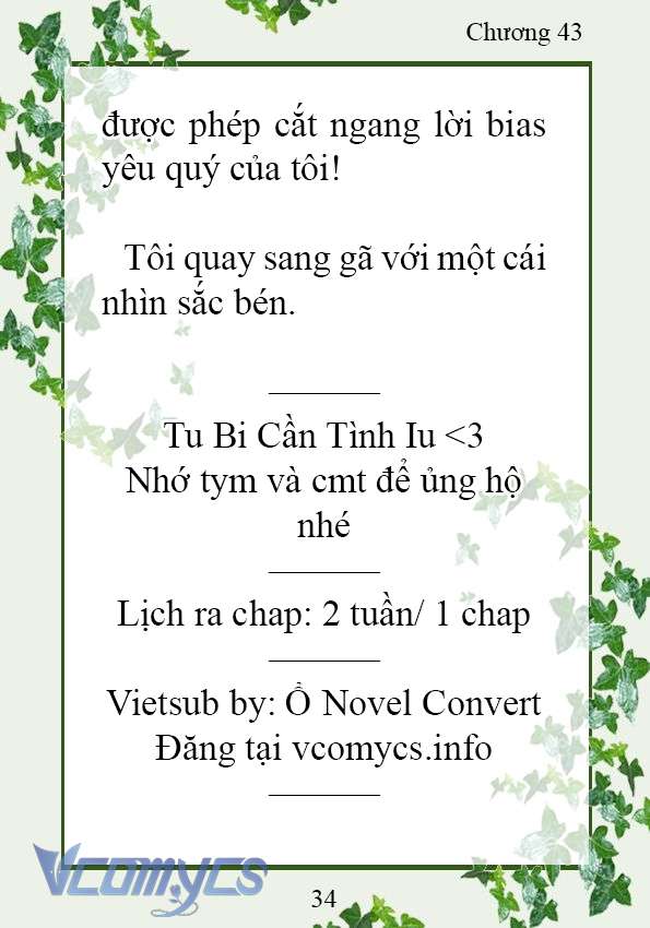 [Novel] Trở Thành Em Gái Của Nam Chính Tiểu Thuyết Đam Mỹ Chap 43 - Trang 2