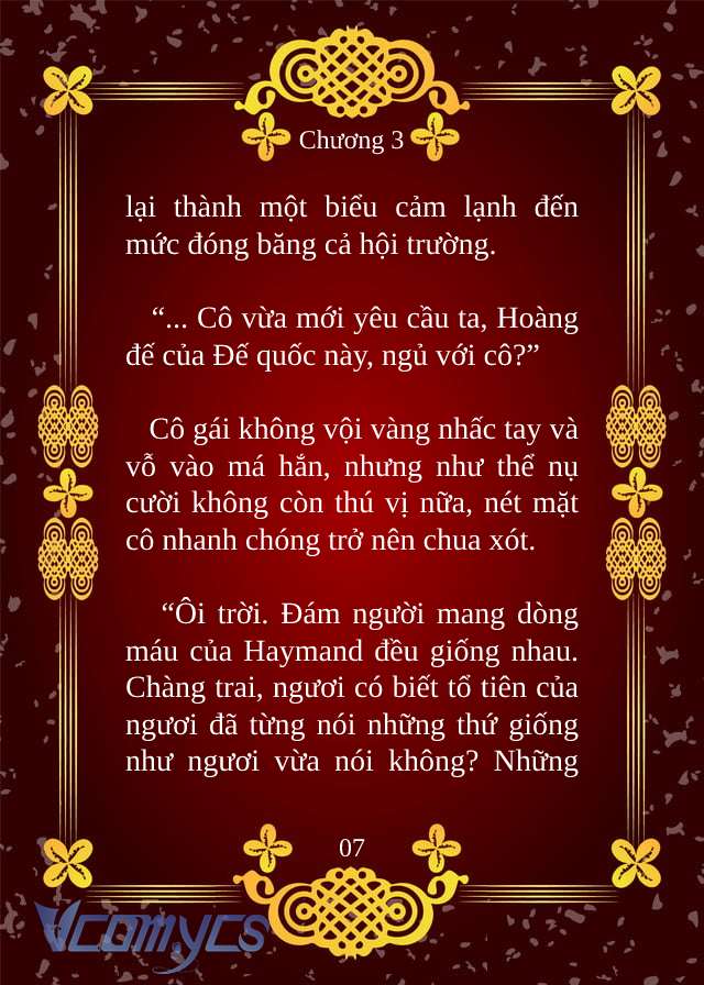 [Novel] Dòng Máu Của Haymand Chap 3 - Trang 2