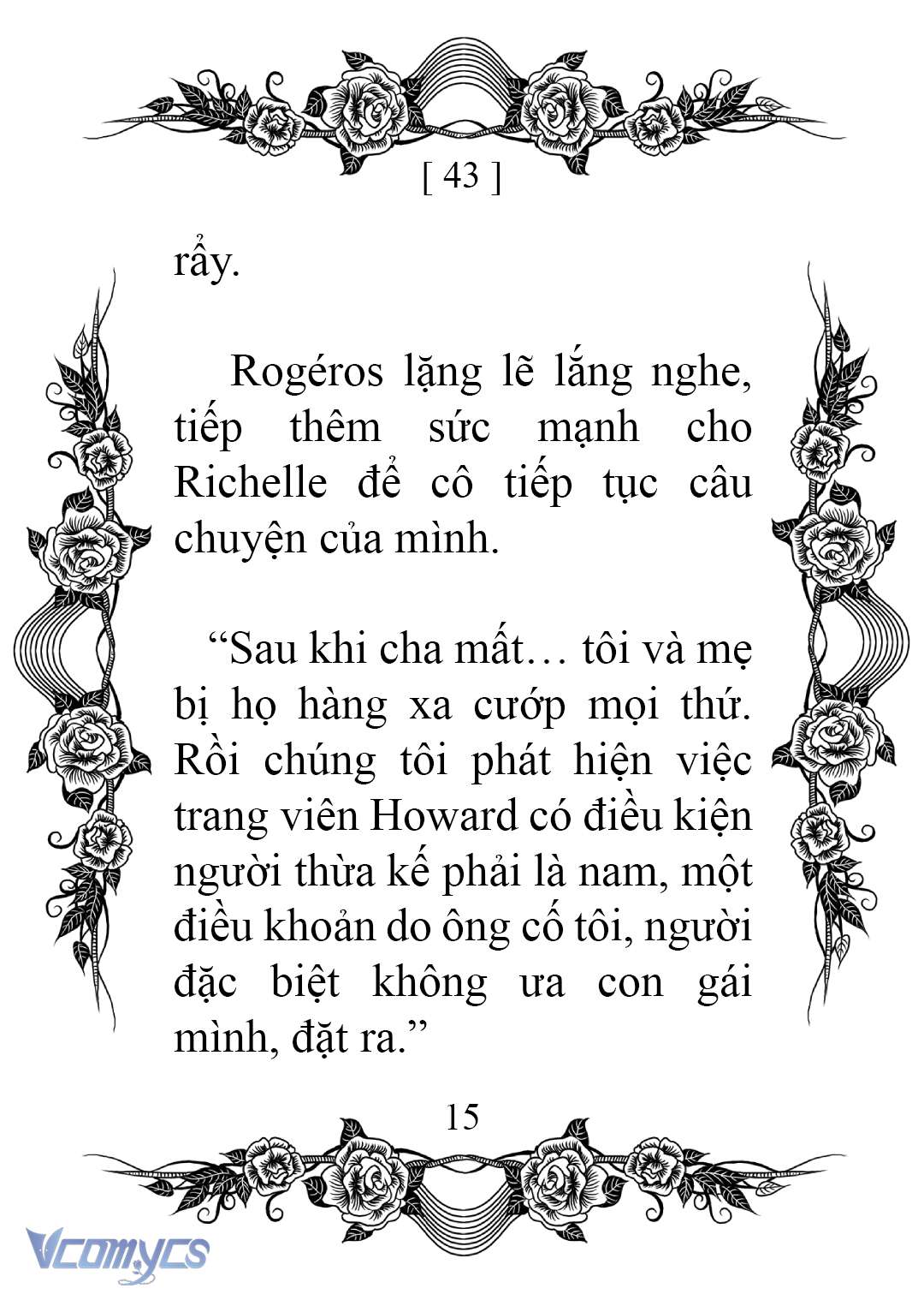 [Novel] Chào Mừng Đến Với Dinh Thự Hoa Hồng Chap 43 - Trang 2