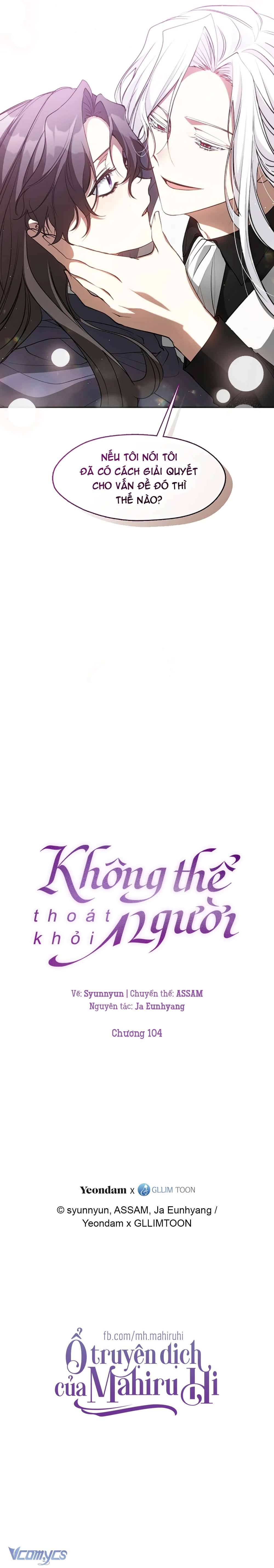 Không Thể Thoát Khỏi Người Chap 104 - Next Chap 105