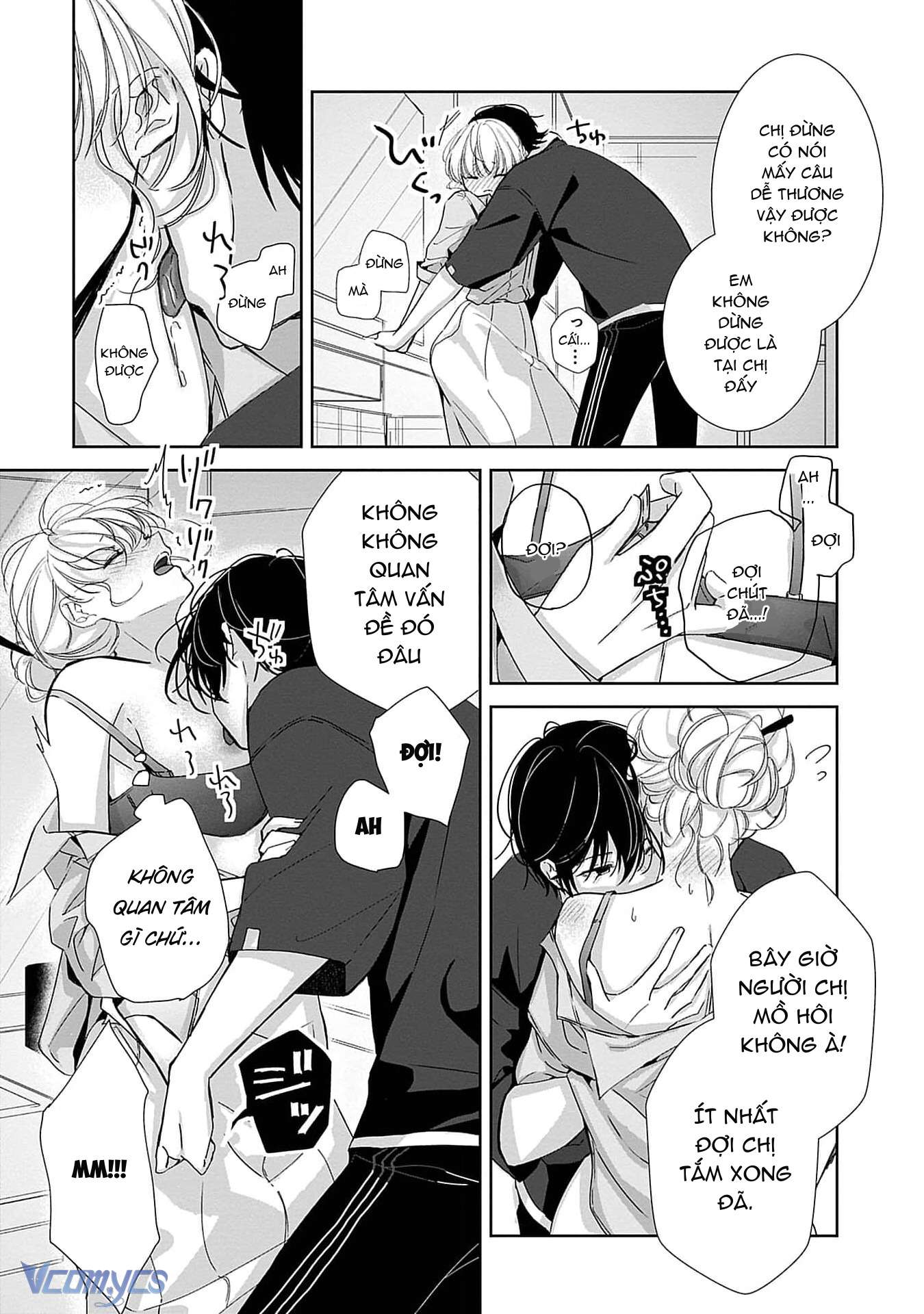 [18+]Bị Em Trai Nhà Bên Dụ Dỗ Rồi!!! Chap 4 - Trang 2