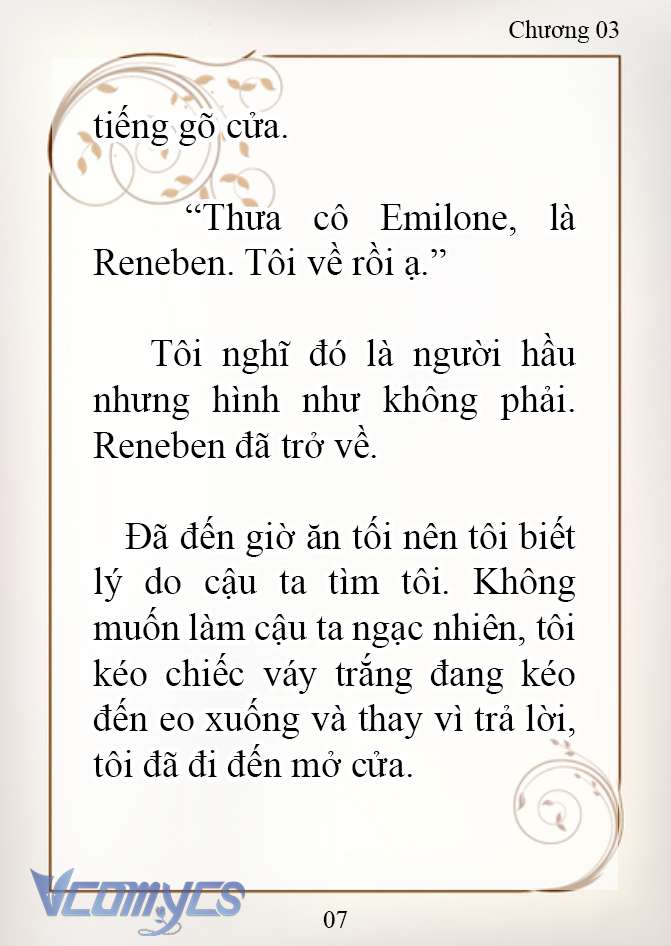 [Novel] Mê Lộ Của Emilone Chap 3 - Trang 2