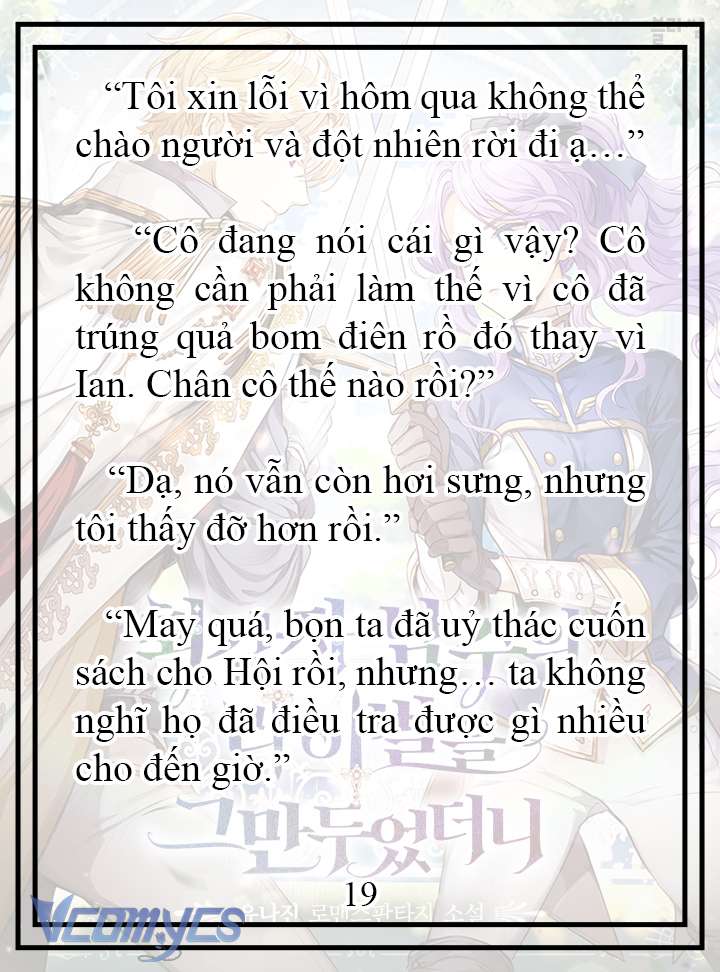 [Novel] Tôi Không Còn Là Đối Thủ Của Nam Chính Chap 19 - Trang 2