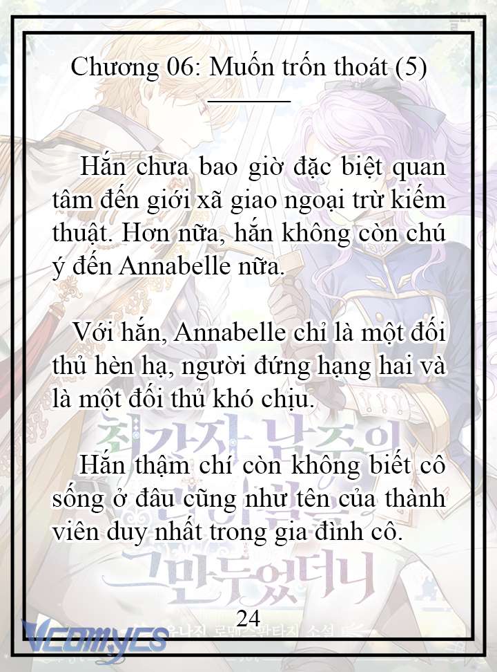 [Novel] Tôi Không Còn Là Đối Thủ Của Nam Chính Chap 6 - Trang 2