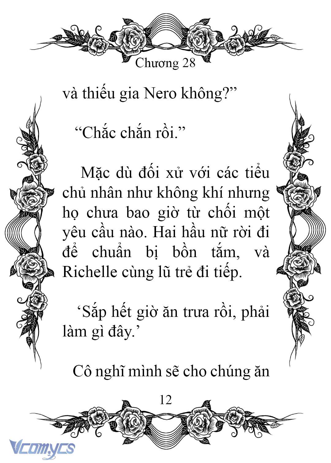 [Novel] Chào Mừng Đến Với Dinh Thự Hoa Hồng Chap 28 - Trang 2